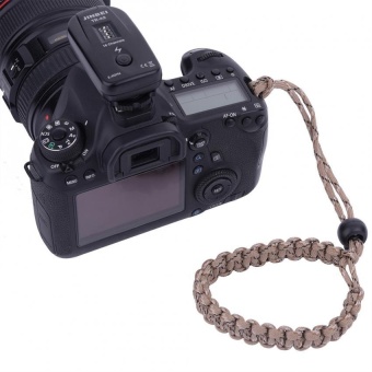 Gambar Sweatbuy Outdoor Emergency Survival Camera Wrist Strap ParacordBracelet for DSLR (Desert Camo)   intl