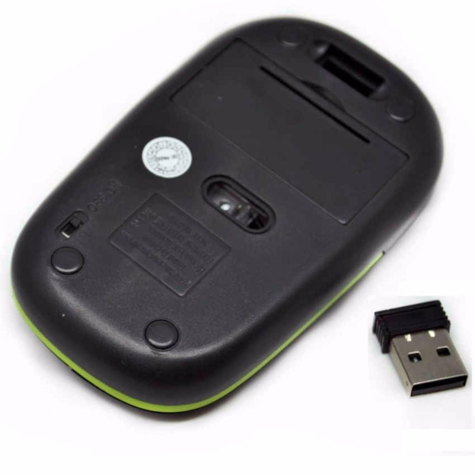 Taffware Wireless Optical Mouse 2.4G - Hitam .