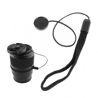 Tali Tutup Lensa Kamera Anti Lost Lens Cap Strap - Black Pebruari 2019 - 2 Tali Tutup Lensa Kamera Anti Lost Lens Cap Strap - Black - 2