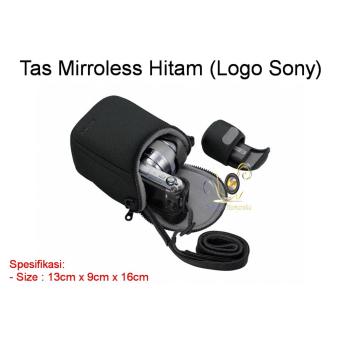Gambar Tas Mirroless Sony Hitam + Free 1 Tas Kecil Untuk Batere   Memory