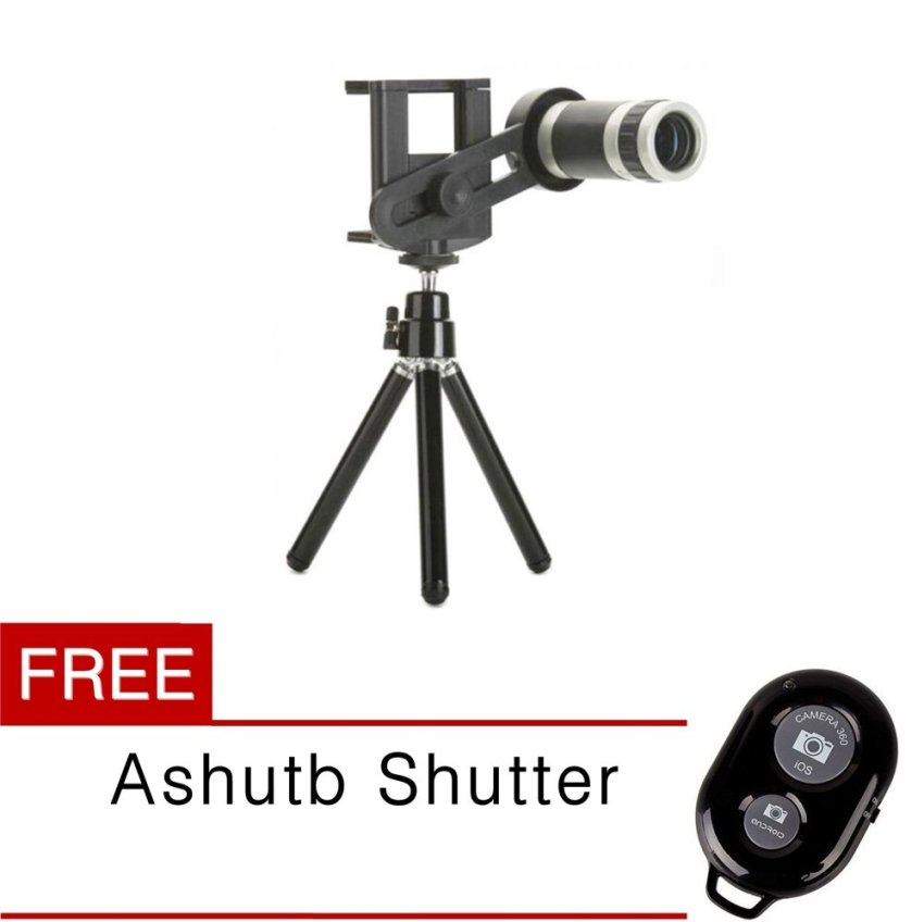 Tele Lens Quality Telescope 8x Zoom Black Free ASHUTB