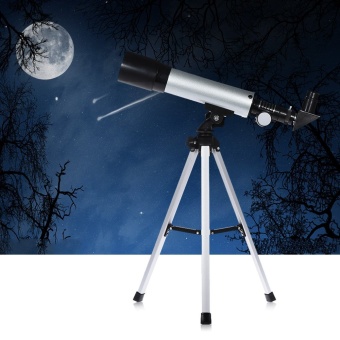 Gambar Telescope 360 50mm Monocular Refracting Space AstronomicalTelescope Spotting Scope Built in Optical Glass w  SelectableEyepieces + Tabletop Foldable Tripod Outdoorfree   intl