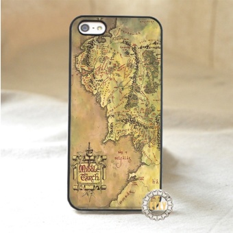 Gambar The Lord Of The Rings Map fashion phone case high quality for AppleiPhone 6 plus  6s plus   intl