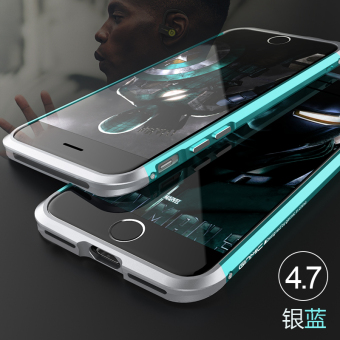 Gambar Tide merek iphone7 7Plus kepribadian logam penurunan Drop pria dan wanita shell handphone shell