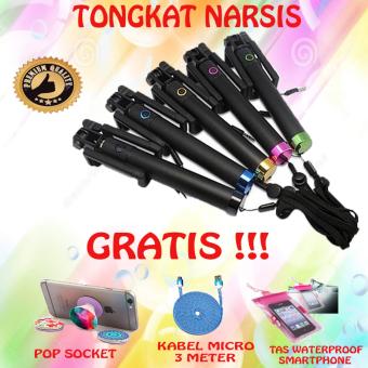 Harga Trends Tongsis Tongkat Narsis Monopod Holder 