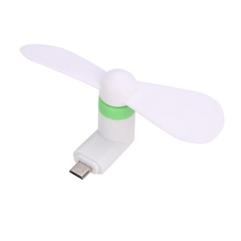 Topsellers365 baru kipas mini portable usb handphone untuk Android Universal (putih) - intl