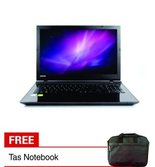 Toshiba C55 - C1982 - 15.6" - Intel Core i5- 6200 - RAM 6GB - Hitam + Gratis Tas Notebook  