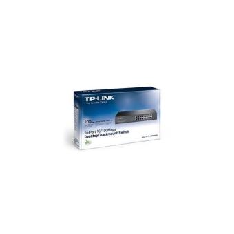 Gambar TPLINK TL SF1016DS Besi (10 100Mbps) Rackmount Switch Hub 16Port