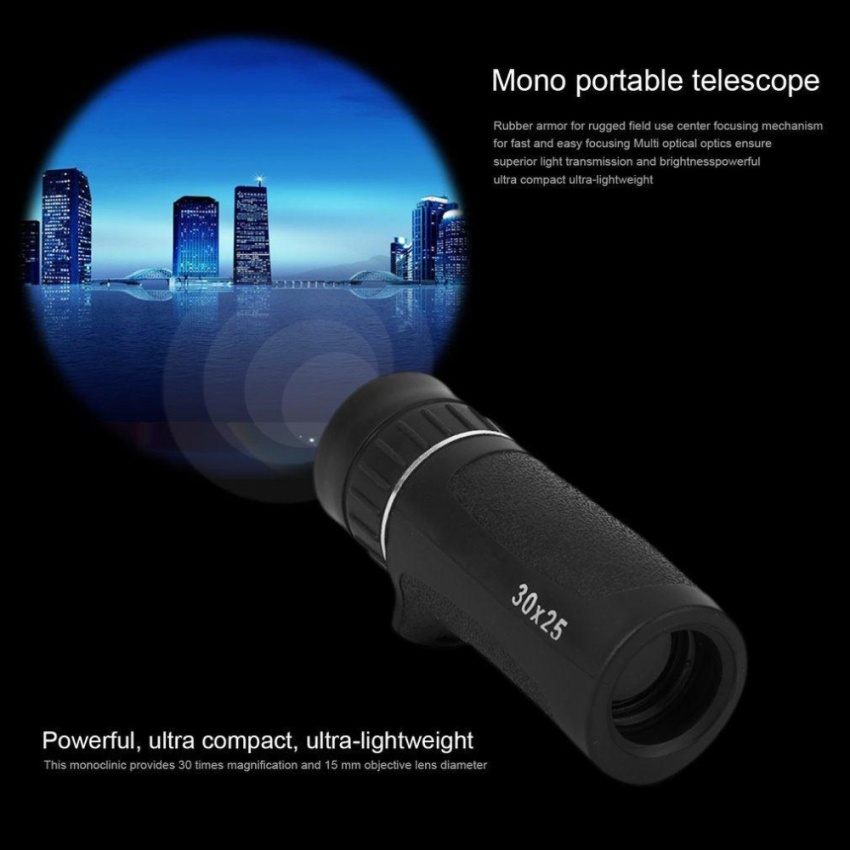 Travel Monocular Night Vision Wide Angle Zoom Telescope