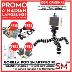 Trend's Gorilla Pod Tripod Tongsis Flexible Octopus + Free Holder U - Size S (Mini