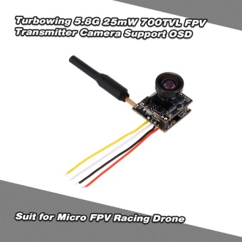 Turbowing 58G 48CH 25mW NTSCPAL 700TVL FPV Transmitter