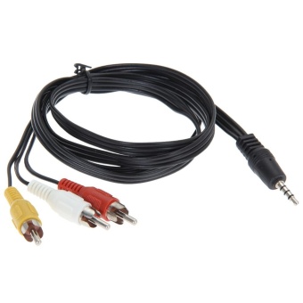 Gambar Tv, Audio   Video, Gaming Wearables Cables 3.5Mm Jack To 3 RcaAdapter Cable Av Converter 1.2M 4Ft   intl