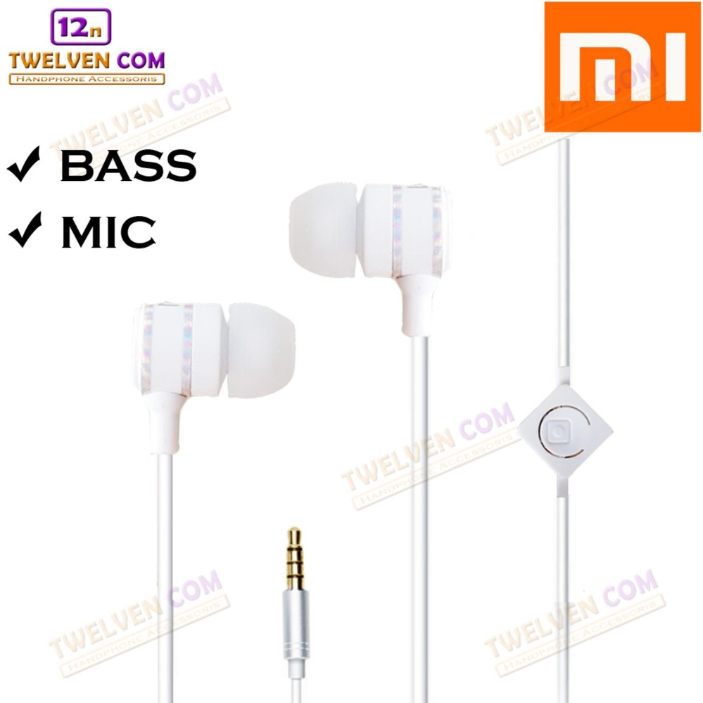 BELI Twelven Handsfree For Xiaomi - Powerfull Bass Tuning Earphone -
Putih