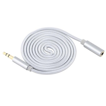 Gambar UINN 3.5mm Aux Cable Male To Female Audio Cable Converter Universal Compatibility Silver   intl