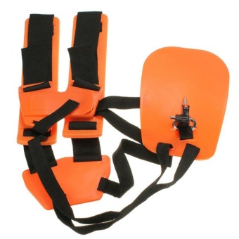 Gambar UINN Double Shoulder Strap Harness For Brush Cutter Grass Trimmer And Lawn Mower orange black   intl