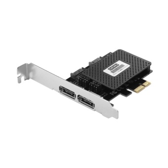 Gambar UINN PCI E to ESATA3.0 Expansion Card Activated SSD Hard Drive I O Controller Card   intl