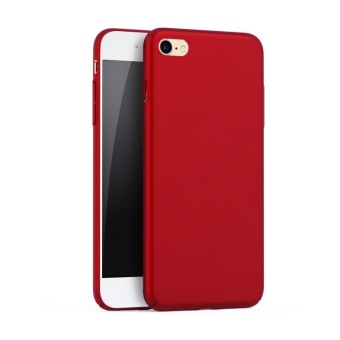 Gambar Ultra Slim Fit Shell Hard plastik penuh pelindung Anti gores menutupi case untuk OPPO A59   A59s   F1 S (Silky merah)