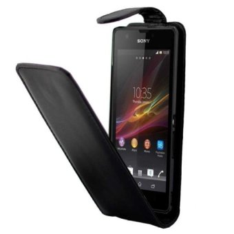 Gambar Uncle Sam Vertical Flip Leather Case For For Sony Xperia Zr   M36h(Black)   intl