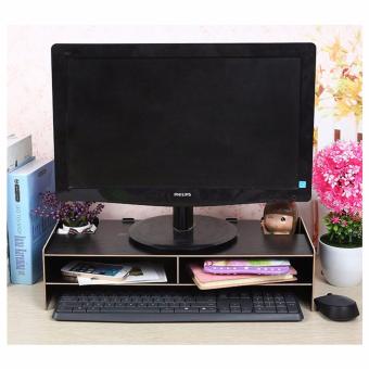 uNiQue Meja laptop Desktop storage rak komputer Black uNiQue Meja laptop Desktop storage rak komputer Black