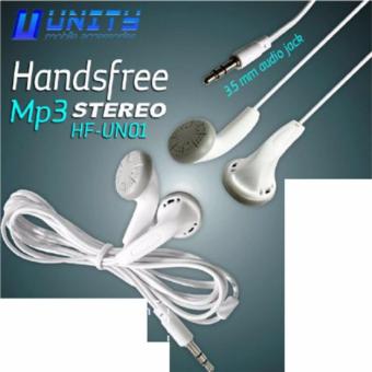 UNITY handsfree Original Earphone stereo for Music -putih