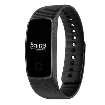Gambar Universal Bluetooth Smart Sport Bracelet Fitness Tracker SmartSportWristband Waterproof OLED Screen Support for Andorid and iOSforApple iPhone 6 Plus 5S HTC One M8 Lenovo One Sony Xperia Z3HuaweiSamsung Galaxy Note 5 S6 4 Black   intl