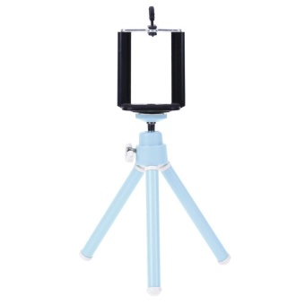 Gambar Universal Mini Flexible Camera Phone Tripod Stand Holder+Clip(Green)   intl