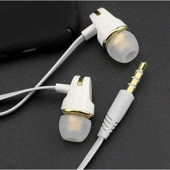 Gambar Universal Noodle Wire Sport Earphone In ear For Smart Phone RoseGold  Gold   intl