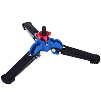 Gambar Universal Three Feet Support Stand Holder for 3 8 inch Monopod Compatibility Benro Monopods (Blue)   intl