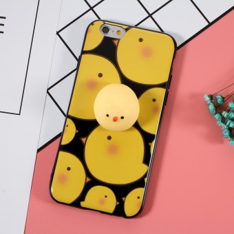 Gambar Untuk iPhone 6s 6 licin 3 D hewan Pappy licin case (TPU)   Cute Little ayam