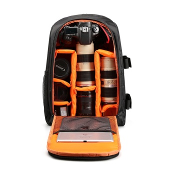 Upgrade Waterproof Digital DSLR Photo Padded Backpack W