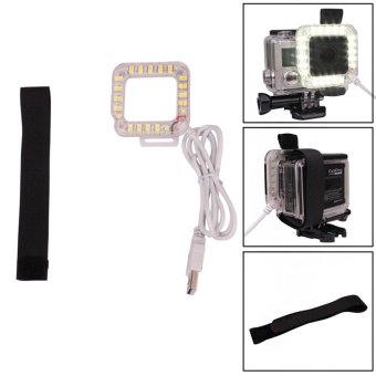 USB 20 LED Ring Lensa Tembakan Nightshot Flash Untuk Mengisi Lampu Cahaya Baru Gopro Hero 4/3 + / 3 Case Perumahan Standar Tahan Air Andoer November 2019 - 5 USB 20 LED Ring Lensa Tembakan Nightshot Flash Untuk Mengisi Lampu Cahaya Baru Gopro Hero 4/3 + / 3 Case Perumahan Standar Tahan Air Andoer - 5