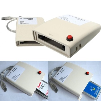 Gambar USB 2.0 to 68 pin ATA PCMCIA Flash Disk Memory CardReaderAdapterConverter NEW   intl