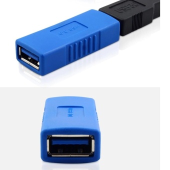 Gambar USB 3.0 Type A Female To Female Adapter Coupler Gender ChangerConnector   intl
