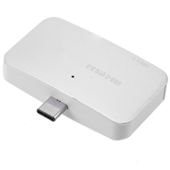 Gambar USB 3.0 Type C SD TF OTG High Speed Card Reader for Phone Laptop(Silver)   intl