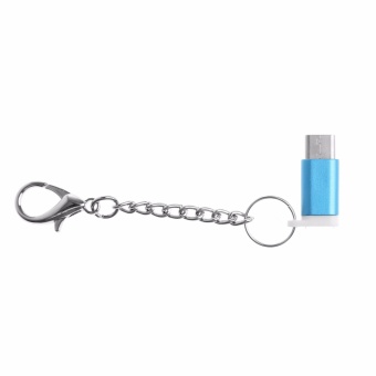 Gambar USB C USB 3.1 Type C Male To Micro USB Female Adapter WithAnti Lost Key Chain   intl