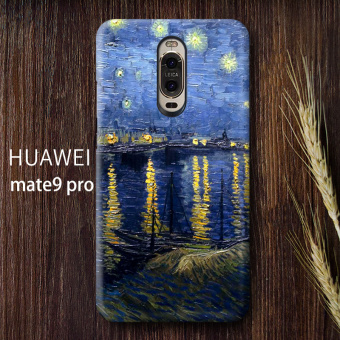 Gambar Van Gogh mate9 mate9pro kepribadian seni matte cangkang keras ponsel shell