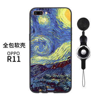 Gambar Van Gogh oppor11 oppor11plus silikon lega bintang telepon shell