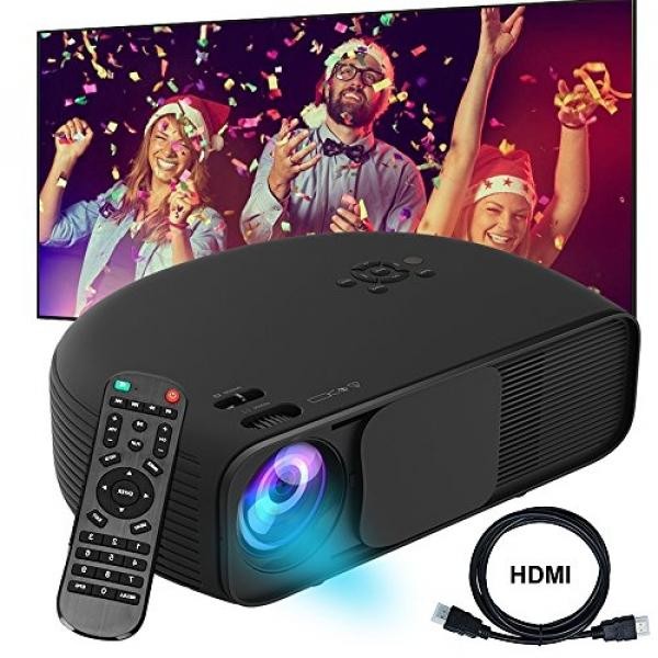 Video Projector DIWUER 1080P HD Portable Movie Projector 3500 Lumens Projectors Support AV VGA USB HDMI Laptop PC TV Smartphone for Office Home Cinema Entertainment Games Party - intl