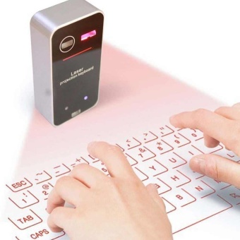 Gambar Virtual Laser Projection Wireless Bluetooth Keyboard for Tabletmobile phone   intl