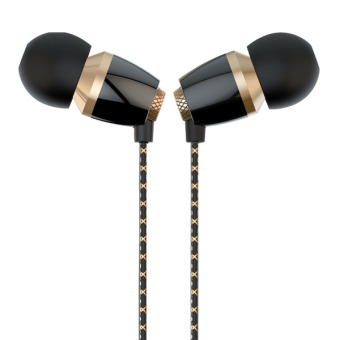 Vivan Headset VE-M30 Metal Ceramic Texture Wired Black+Golden Agustus 2019 - 2 Vivan Headset VE-M30 Metal Ceramic Texture Wired Black+Golden - 2