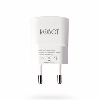 Vivan Robot RT-K1 White Charger Handphone Android  Charger Iphone  Charger Ipad