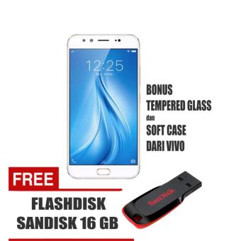 VIVO V5 Plus Smartphone 4/64 - Gold Free Flashdisk SanDisk 16 GB  