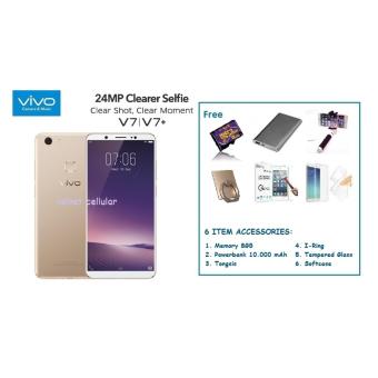 VIVO V7+ [4/64GB] + Free Perfect Package Accessories (6 Item)  