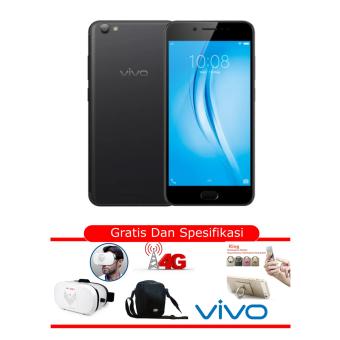 Vivo Y53 - 4G LTE Black Free Paket Super Hemat  