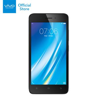 Vivo Y53 Smartphone - 2GB RAM/16GB ROM - Black - Garansi Resmi Vivo Indonesia + Free Exclusive Selfie Stick  