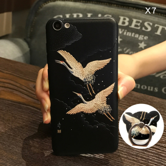 Gambar Vivox7 x7plus y67a kartun silikon semua termasuk merek populer shell ponsel lengan pelindung