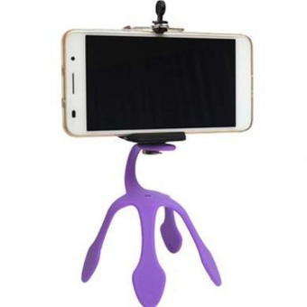 Gambar VORSTEK Portable Flexible Holder Mini Tripod Mount   Purple   intl