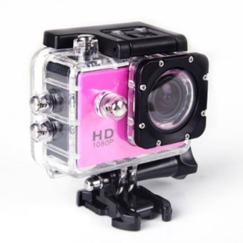 VVGCAM 12 SJ4000 Action Camcorder HD 1080P IP68 Waterproof 1.5 Inch LCD Sports Camera (Pink) - intl  