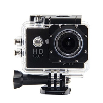 VVGCAM WiFi SJ4000 Action Cam Full HD 1080P 170 Degree Wide Angle 2.0inch Waterproof Outdoor Sport Camera (Black) - intl  