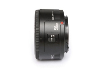 Gambar Wang Wang YONGNUO YN50mm F1.8 lensa Aperture besar Auto fokus lensa untuk Canon EF Gunung EOS kamera
